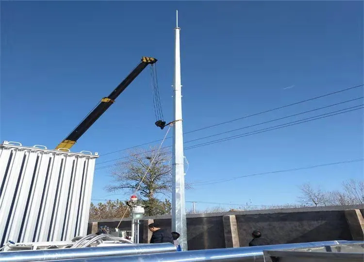 安丘四角形圆钢避雷塔厂