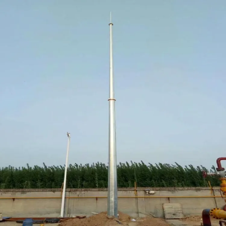 高密四角形圆钢避雷塔