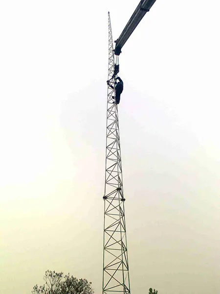 高压电塔避雷线上的小球