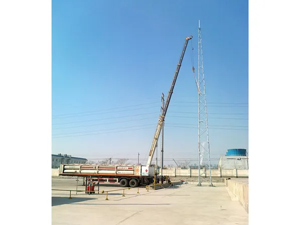 高压塔架设避雷器图片