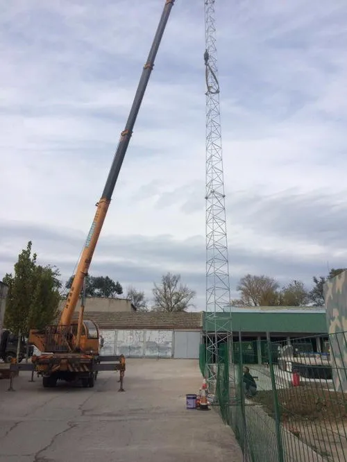 高压线塔避雷针的深度