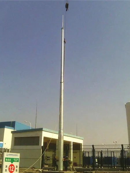 诸城四角形圆钢避雷塔生产厂家