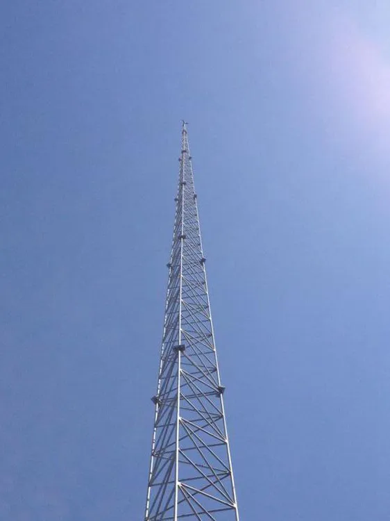 供应单管避雷塔