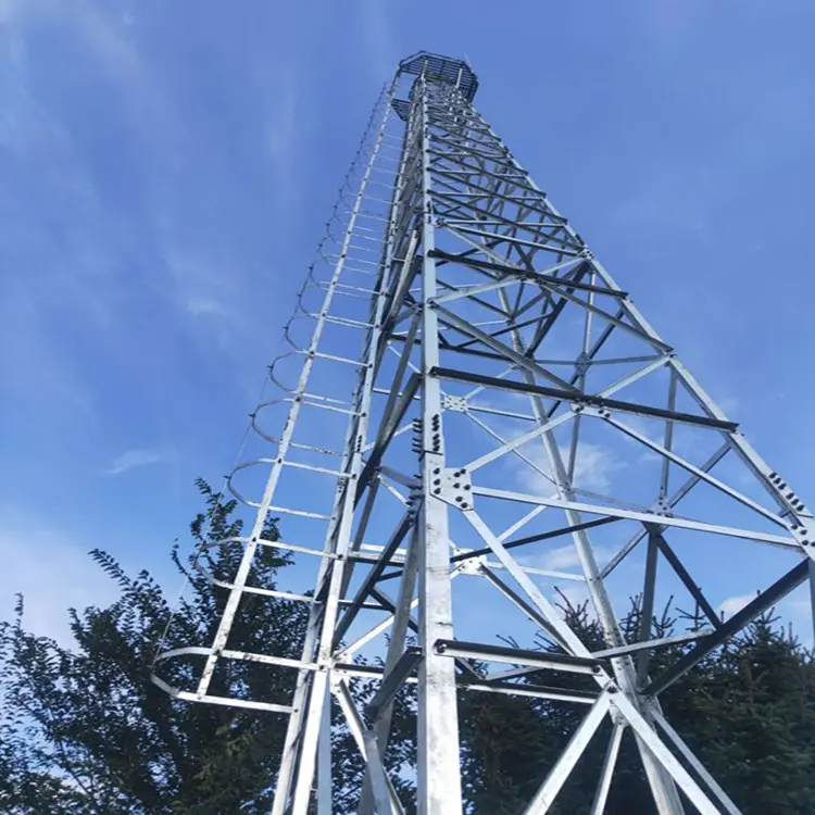 监控塔规格大全_30-100米塔型尺寸详解