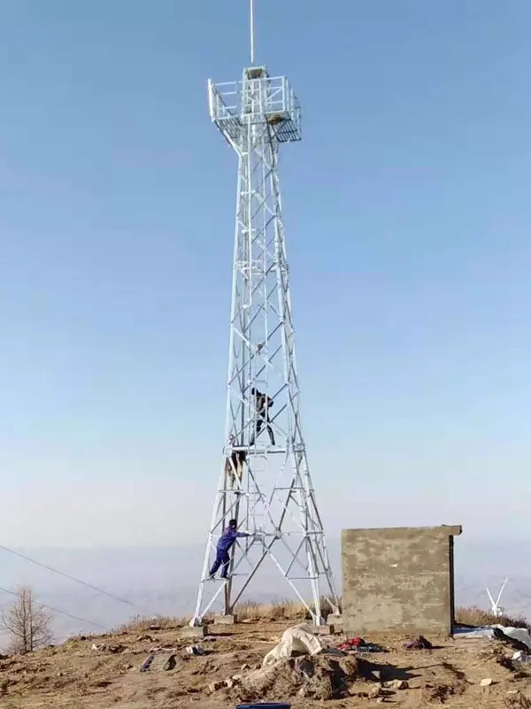 钢管监控塔施工方案