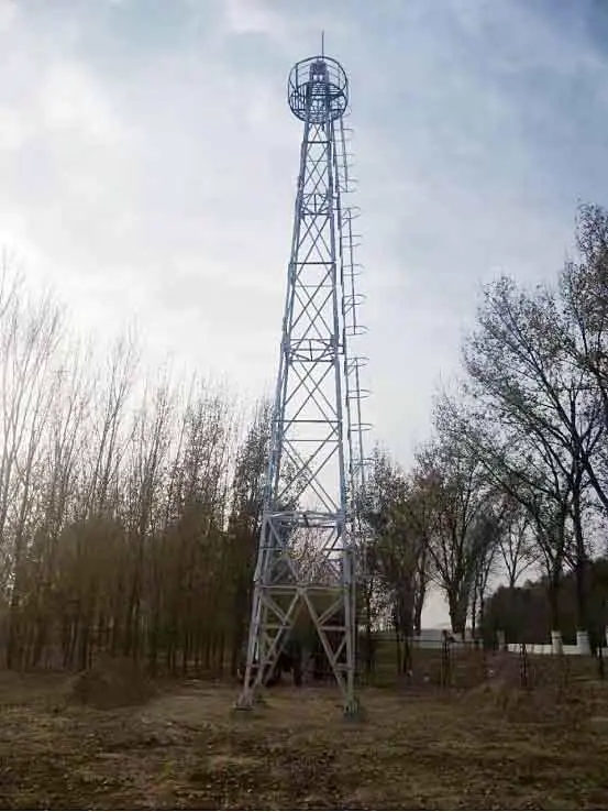 监控塔定制_规格尺寸可选_热镀锌处理与第三方检测报告
