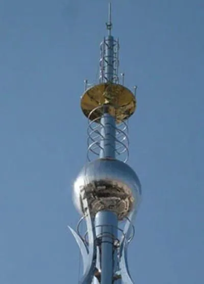 山西楼顶避雷塔厂家