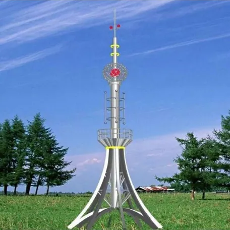 山西22米楼顶避雷塔定制