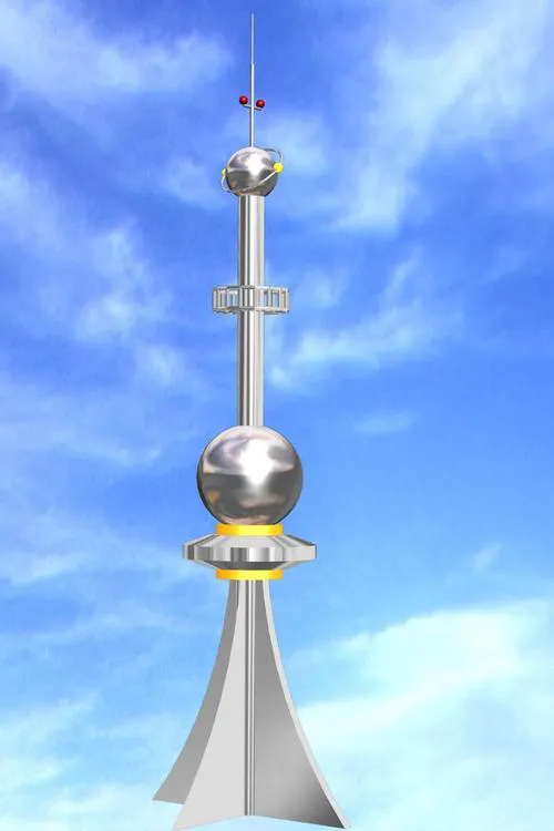 山西20米楼顶避雷塔厂家