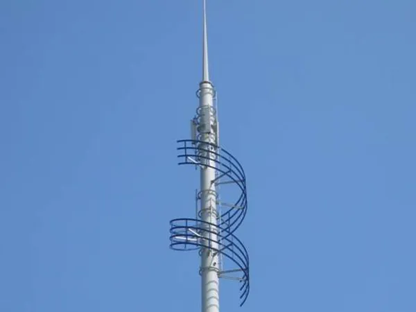 18米钢管通信塔图片