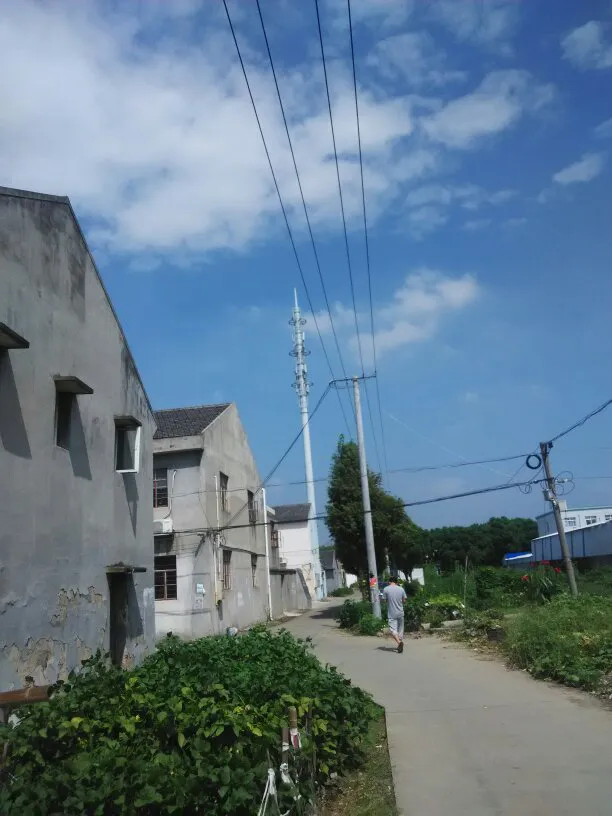 16边形信号塔亮化图片