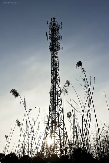 5g小区信号塔图片