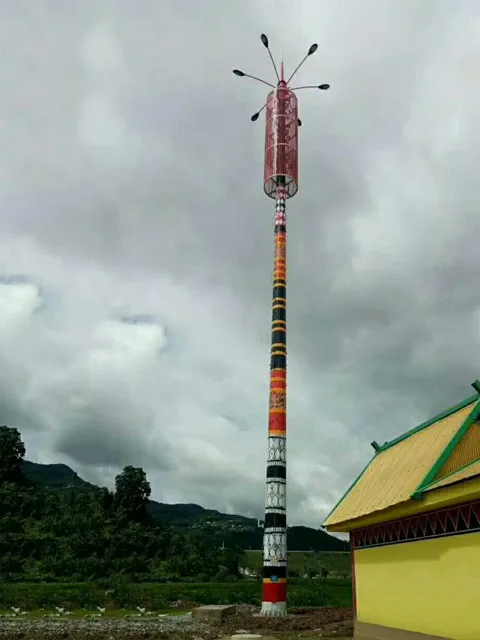 移动通信塔的避雷接地