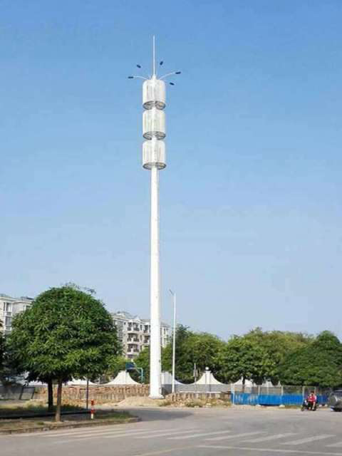 5g通信基站单管塔土