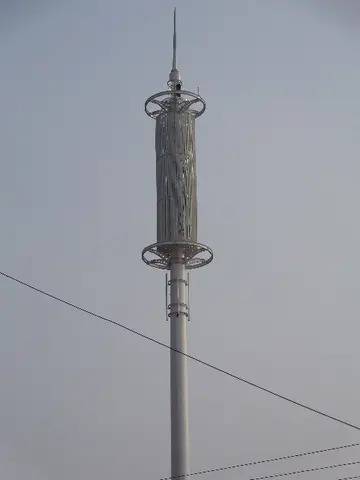 5g通信基站单管塔法