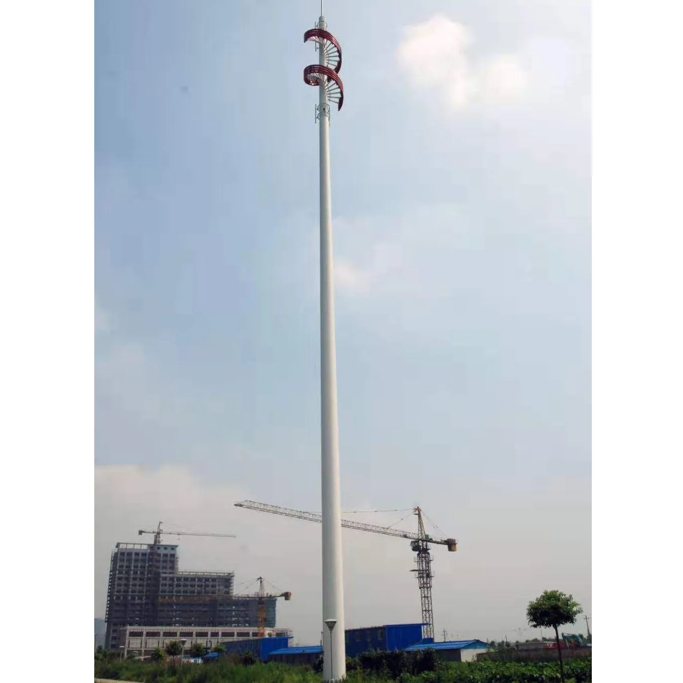景观通信塔效果图