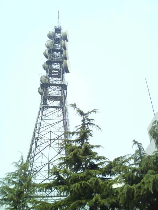 50米高独立柱信号塔多重