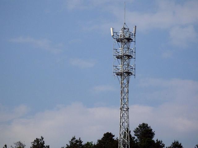 5g单管通信塔45米
