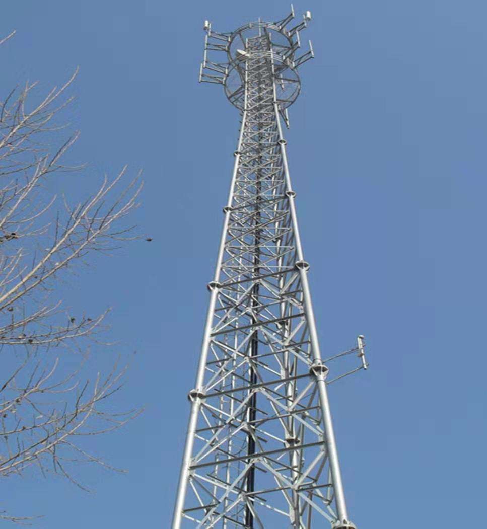 45米单管5g通信塔