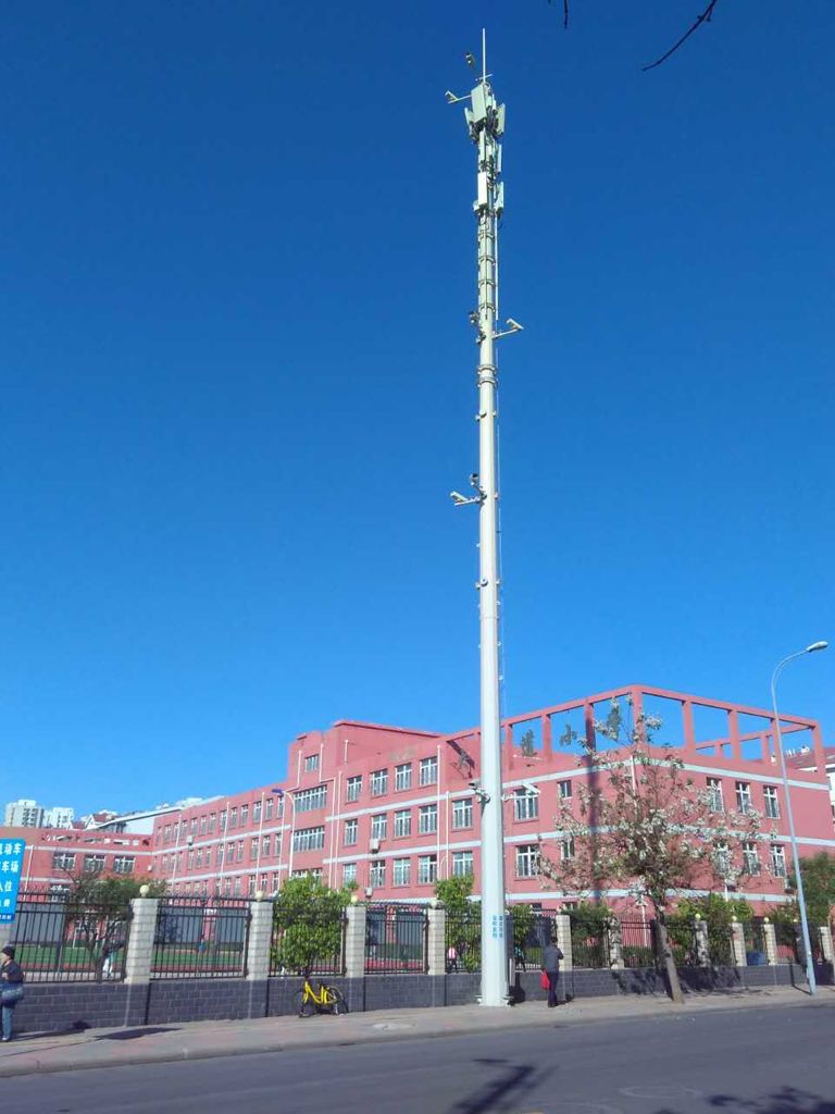45m通信单管塔