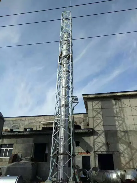 化工厂烟筒塔建造危险