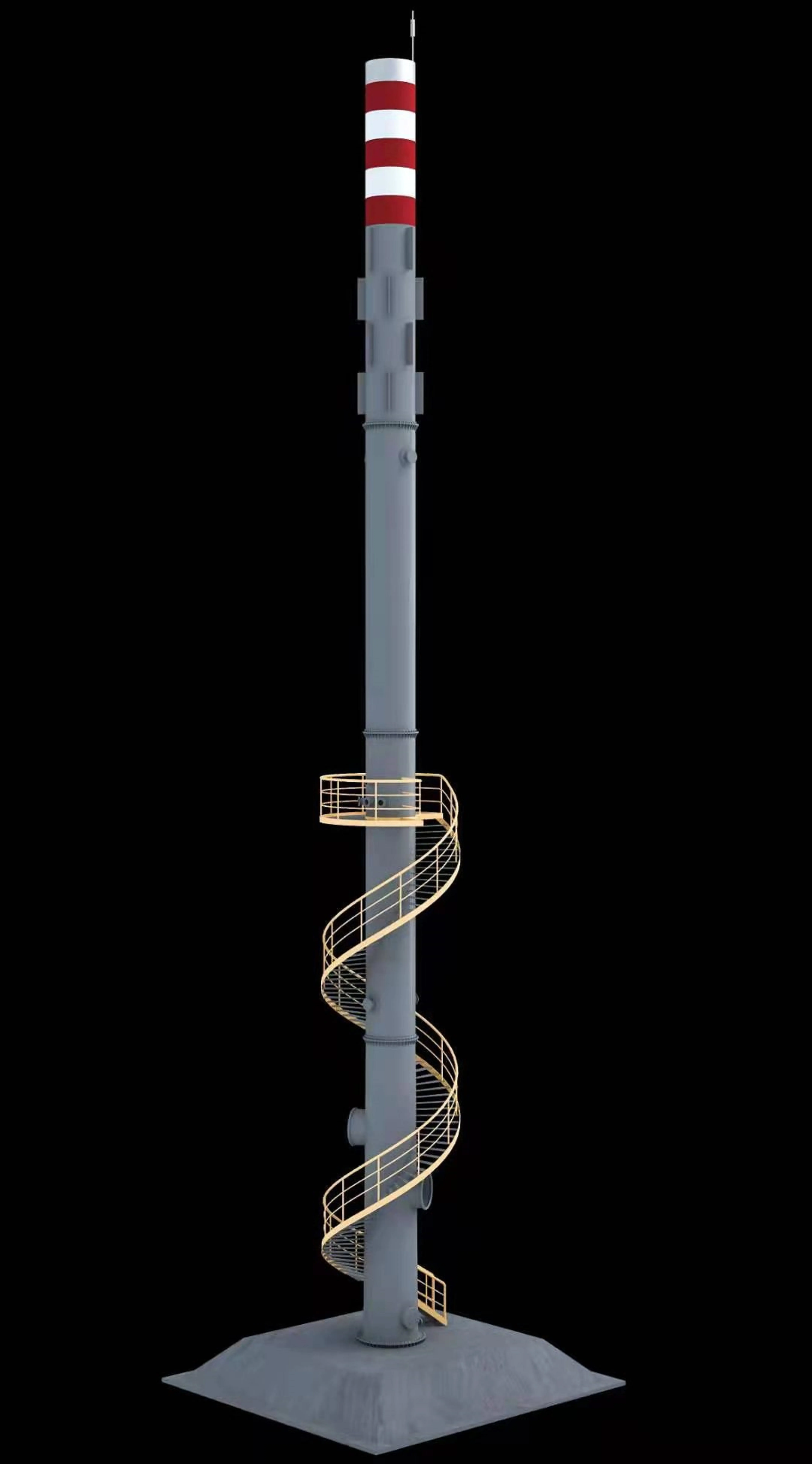 美化烟囱塔架图片